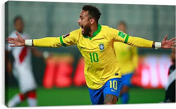 Постер на подрамнике - Неймар. Neymar Постер на подрамнике - Неймар. Neymar