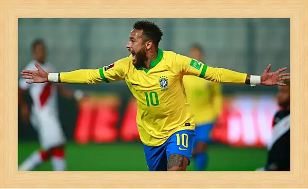 Картина в раме - Неймар. Neymar Картина в раме - Неймар. Neymar