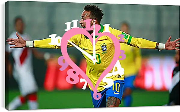 Часы картина - Неймар. Neymar Часы картина - Неймар. Neymar