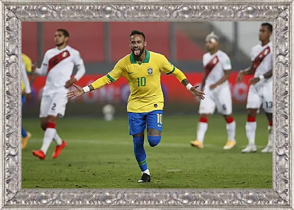 Картина в раме - Неймар. Neymar Картина в раме - Неймар. Neymar
