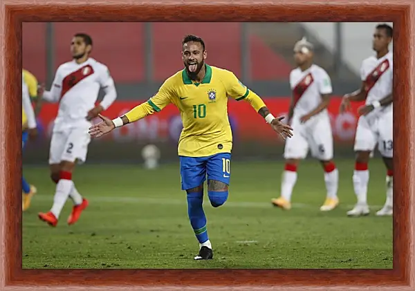 Картина в раме - Неймар. Neymar Картина в раме - Неймар. Neymar