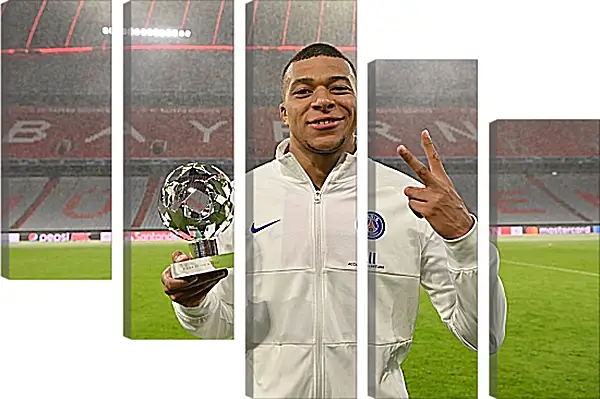 Модульная картина - Килиан Мбаппе. Kylian Mbappé Модульная картина - Килиан Мбаппе. Kylian Mbappé