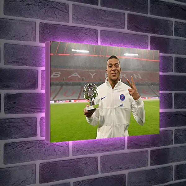 Лайтбокс световая панель - Килиан Мбаппе. Kylian Mbappé Лайтбокс световая панель - Килиан Мбаппе. Kylian Mbappé