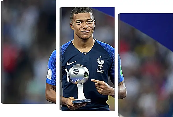 Модульная картина - Килиан Мбаппе. Kylian Mbappé Модульная картина - Килиан Мбаппе. Kylian Mbappé