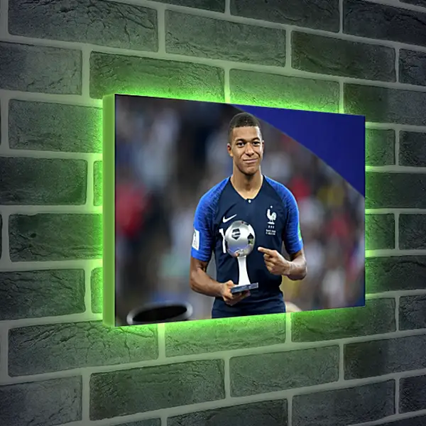 Лайтбокс световая панель - Килиан Мбаппе. Kylian Mbappé Лайтбокс световая панель - Килиан Мбаппе. Kylian Mbappé