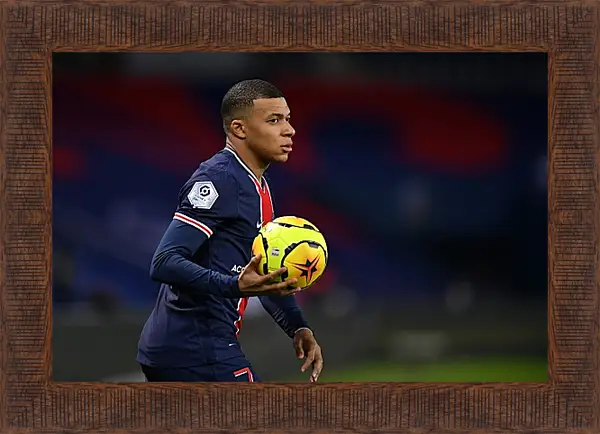Картина в раме - Килиан Мбаппе. Kylian Mbappé Картина в раме - Килиан Мбаппе. Kylian Mbappé