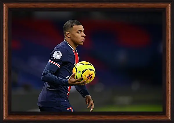 Картина в раме - Килиан Мбаппе. Kylian Mbappé Картина в раме - Килиан Мбаппе. Kylian Mbappé