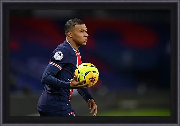 Картина в раме - Килиан Мбаппе. Kylian Mbappé Картина в раме - Килиан Мбаппе. Kylian Mbappé