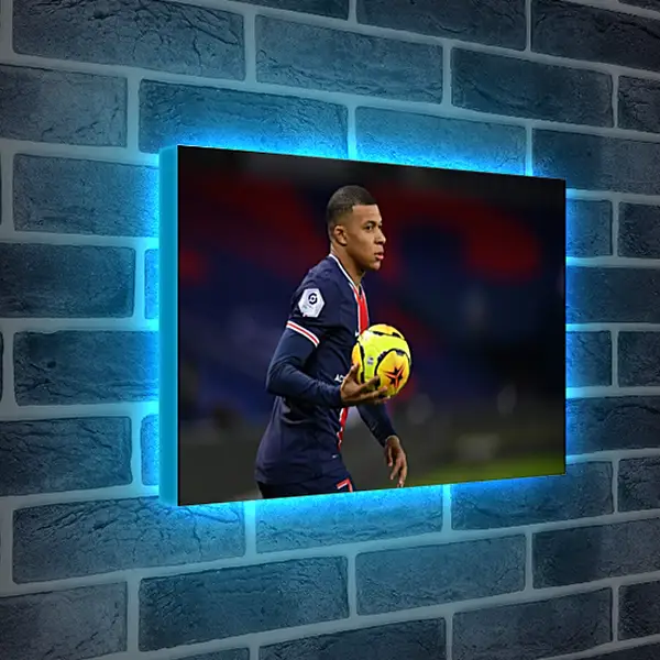 Лайтбокс световая панель - Килиан Мбаппе. Kylian Mbappé Лайтбокс световая панель - Килиан Мбаппе. Kylian Mbappé