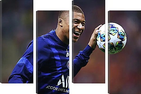 Модульная картина - Килиан Мбаппе. Kylian Mbappé Модульная картина - Килиан Мбаппе. Kylian Mbappé