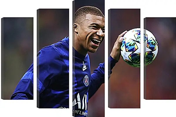 Модульная картина - Килиан Мбаппе. Kylian Mbappé Модульная картина - Килиан Мбаппе. Kylian Mbappé