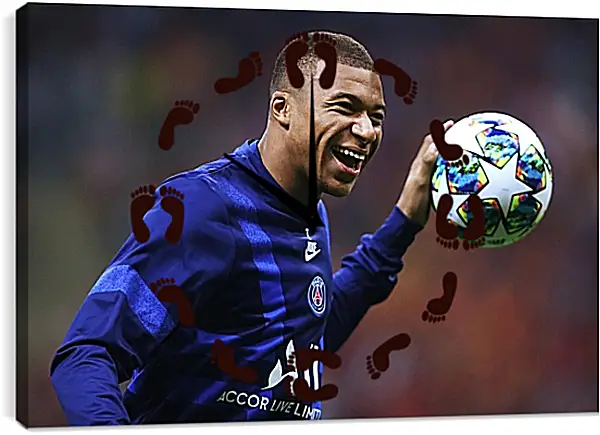Часы картина - Килиан Мбаппе. Kylian Mbappé Часы картина - Килиан Мбаппе. Kylian Mbappé