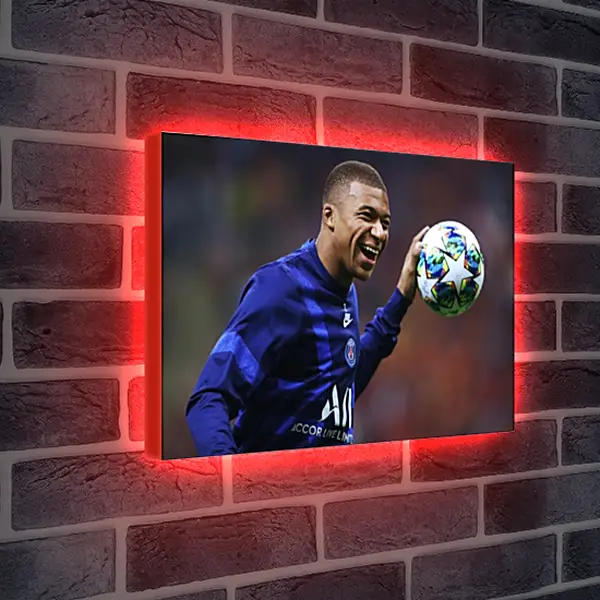 Лайтбокс световая панель - Килиан Мбаппе. Kylian Mbappé Лайтбокс световая панель - Килиан Мбаппе. Kylian Mbappé
