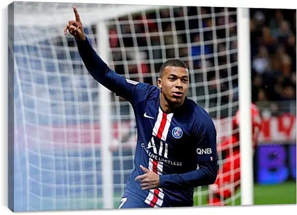Постер на подрамнике - Килиан Мбаппе. Kylian Mbappé Постер на подрамнике - Килиан Мбаппе. Kylian Mbappé