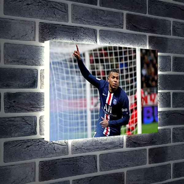 Лайтбокс световая панель - Килиан Мбаппе. Kylian Mbappé Лайтбокс световая панель - Килиан Мбаппе. Kylian Mbappé