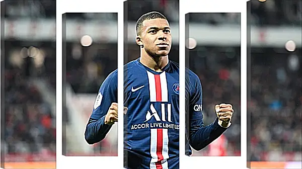 Модульная картина - Килиан Мбаппе. Kylian Mbappé Модульная картина - Килиан Мбаппе. Kylian Mbappé