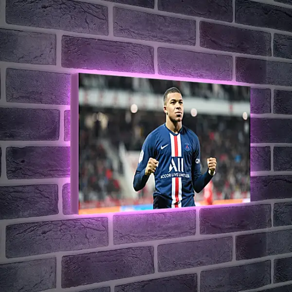 Лайтбокс световая панель - Килиан Мбаппе. Kylian Mbappé Лайтбокс световая панель - Килиан Мбаппе. Kylian Mbappé