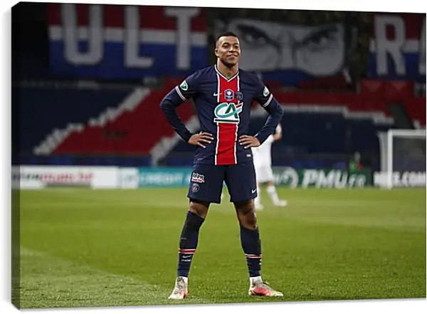 Постер на подрамнике - Килиан Мбаппе. Kylian Mbappé Постер на подрамнике - Килиан Мбаппе. Kylian Mbappé