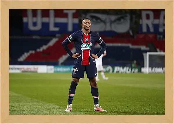 Картина в раме - Килиан Мбаппе. Kylian Mbappé Картина в раме - Килиан Мбаппе. Kylian Mbappé