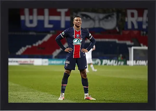 Картина в раме - Килиан Мбаппе. Kylian Mbappé Картина в раме - Килиан Мбаппе. Kylian Mbappé