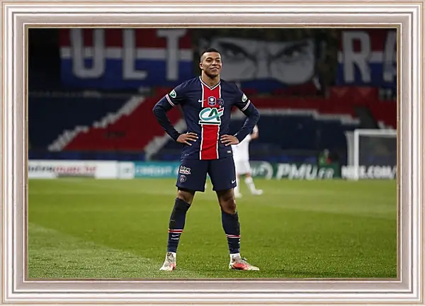 Картина в раме - Килиан Мбаппе. Kylian Mbappé Картина в раме - Килиан Мбаппе. Kylian Mbappé