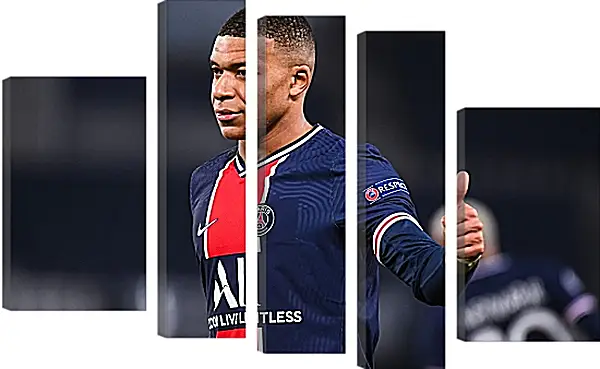 Модульная картина - Килиан Мбаппе. Kylian Mbappé Модульная картина - Килиан Мбаппе. Kylian Mbappé