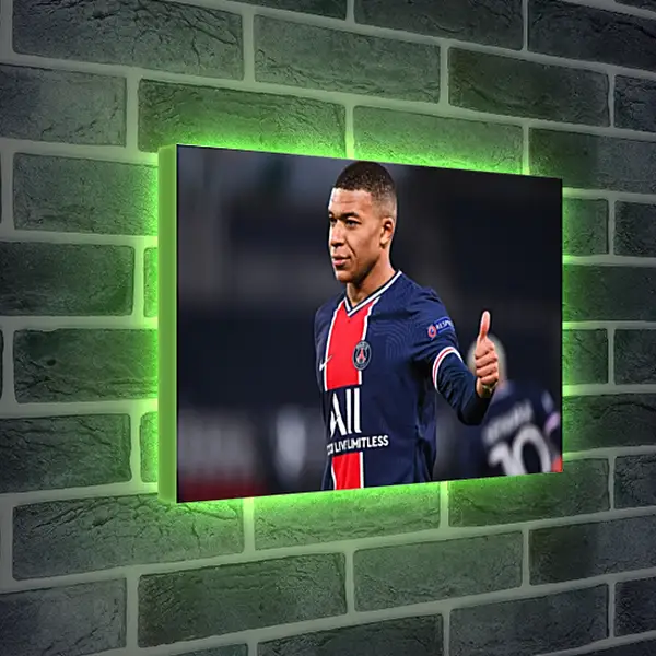 Лайтбокс световая панель - Килиан Мбаппе. Kylian Mbappé Лайтбокс световая панель - Килиан Мбаппе. Kylian Mbappé