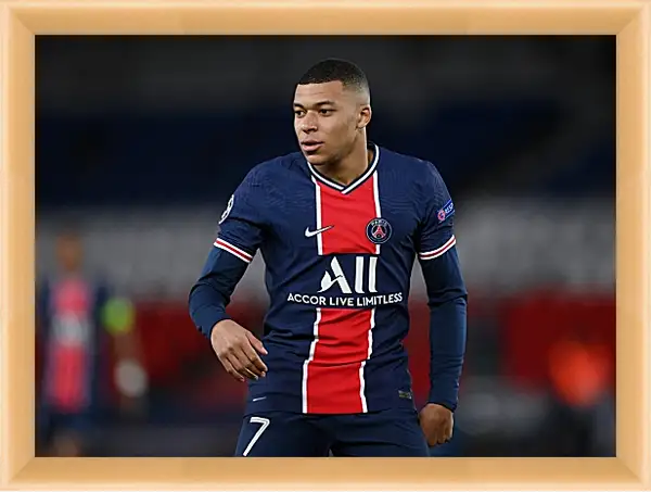Картина в раме - Килиан Мбаппе. Kylian Mbappé Картина в раме - Килиан Мбаппе. Kylian Mbappé