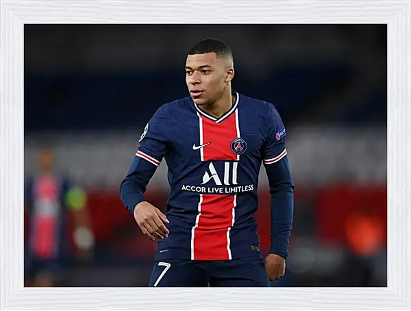 Картина в раме - Килиан Мбаппе. Kylian Mbappé Картина в раме - Килиан Мбаппе. Kylian Mbappé