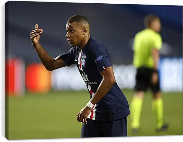 Постер на подрамнике - Килиан Мбаппе. Kylian Mbappé Постер на подрамнике - Килиан Мбаппе. Kylian Mbappé