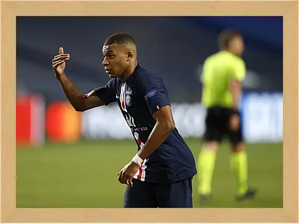 Картина в раме - Килиан Мбаппе. Kylian Mbappé Картина в раме - Килиан Мбаппе. Kylian Mbappé
