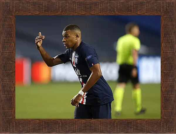 Картина в раме - Килиан Мбаппе. Kylian Mbappé Картина в раме - Килиан Мбаппе. Kylian Mbappé