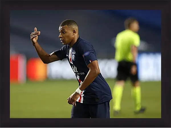 Картина в раме - Килиан Мбаппе. Kylian Mbappé Картина в раме - Килиан Мбаппе. Kylian Mbappé