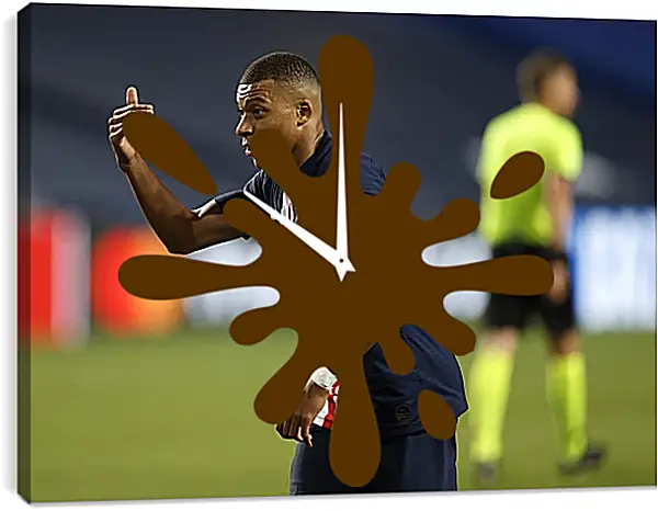 Часы картина - Килиан Мбаппе. Kylian Mbappé Часы картина - Килиан Мбаппе. Kylian Mbappé