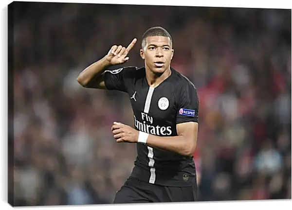 Постер на подрамнике - Килиан Мбаппе. Kylian Mbappé Постер на подрамнике - Килиан Мбаппе. Kylian Mbappé