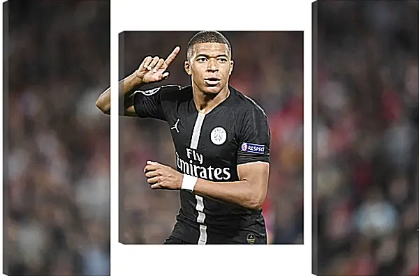 Модульная картина - Килиан Мбаппе. Kylian Mbappé Модульная картина - Килиан Мбаппе. Kylian Mbappé