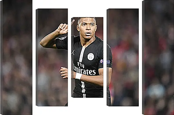 Модульная картина - Килиан Мбаппе. Kylian Mbappé Модульная картина - Килиан Мбаппе. Kylian Mbappé