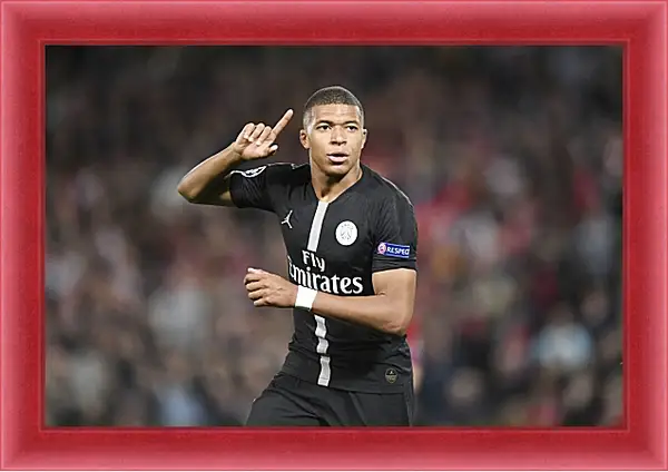 Картина в раме - Килиан Мбаппе. Kylian Mbappé Картина в раме - Килиан Мбаппе. Kylian Mbappé
