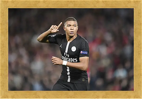 Картина в раме - Килиан Мбаппе. Kylian Mbappé Картина в раме - Килиан Мбаппе. Kylian Mbappé