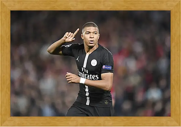 Картина в раме - Килиан Мбаппе. Kylian Mbappé Картина в раме - Килиан Мбаппе. Kylian Mbappé