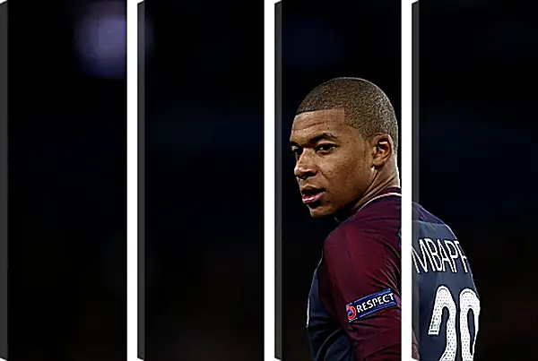 Модульная картина - Килиан Мбаппе. Kylian Mbappé Модульная картина - Килиан Мбаппе. Kylian Mbappé