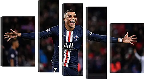 Модульная картина - Килиан Мбаппе. Kylian Mbappé Модульная картина - Килиан Мбаппе. Kylian Mbappé