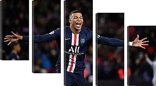Модульная картина - Килиан Мбаппе. Kylian Mbappé Модульная картина - Килиан Мбаппе. Kylian Mbappé
