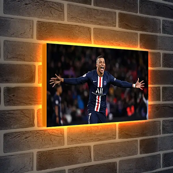 Лайтбокс световая панель - Килиан Мбаппе. Kylian Mbappé Лайтбокс световая панель - Килиан Мбаппе. Kylian Mbappé