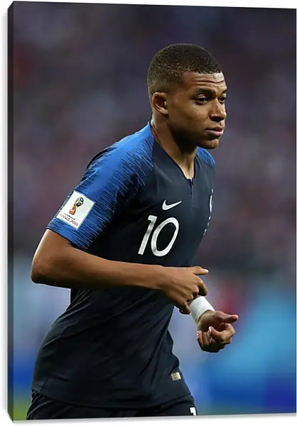 Постер на подрамнике - Килиан Мбаппе. Kylian Mbappé Постер на подрамнике - Килиан Мбаппе. Kylian Mbappé