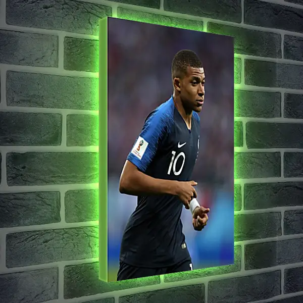 Лайтбокс световая панель - Килиан Мбаппе. Kylian Mbappé Лайтбокс световая панель - Килиан Мбаппе. Kylian Mbappé