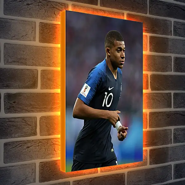 Лайтбокс световая панель - Килиан Мбаппе. Kylian Mbappé Лайтбокс световая панель - Килиан Мбаппе. Kylian Mbappé