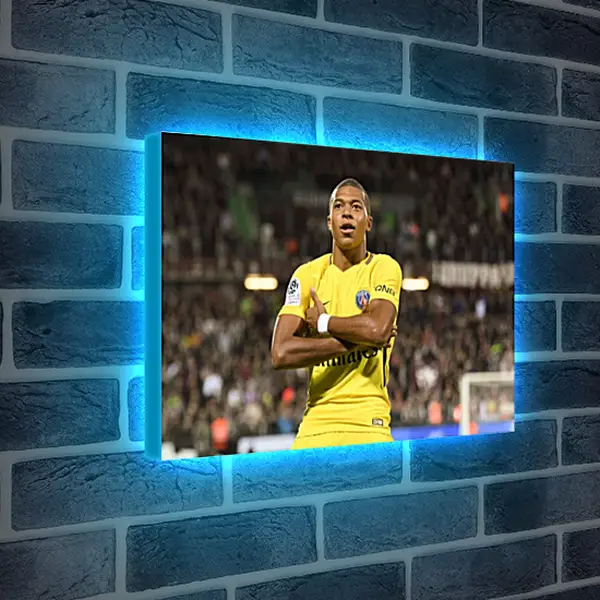 Лайтбокс световая панель - Килиан Мбаппе. Kylian Mbappé Лайтбокс световая панель - Килиан Мбаппе. Kylian Mbappé