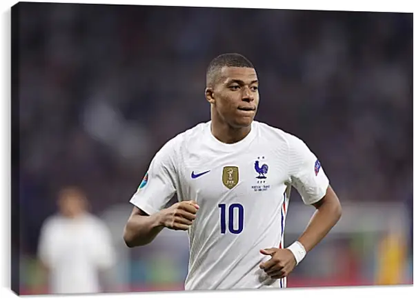 Постер на подрамнике - Килиан Мбаппе. Kylian Mbappé Постер на подрамнике - Килиан Мбаппе. Kylian Mbappé