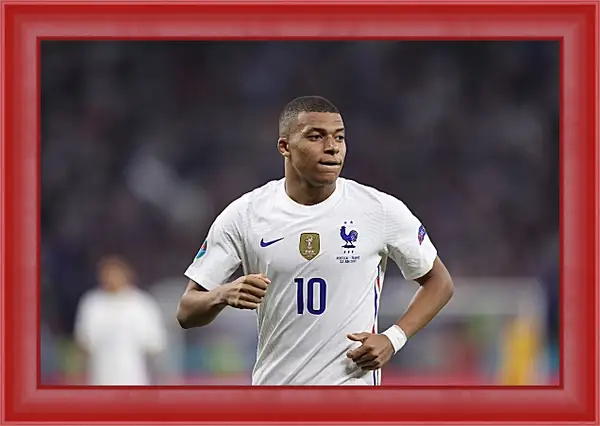 Картина в раме - Килиан Мбаппе. Kylian Mbappé Картина в раме - Килиан Мбаппе. Kylian Mbappé
